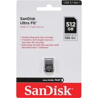 SanDisk Cruzer Ultra Fit   512GB USB 3.1         SDCZ430-512G-G46