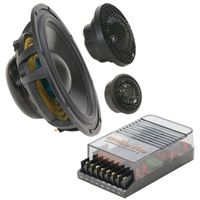 Ground Zero GZUC 165.3SQ 165 mm 3-Wege SQ Komponenten-Lautsprechersystem 250 Watt max