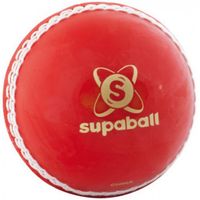 Readers - "Supaball" Cricket Ball CS475 (Einheitsgröße) (Rot/Weiß/Gold)