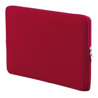 Reissverschluss Soft Sleeve Bag Case Tragbare Laptoptasche Ersatz fuer 13 Zoll MacBook Air Pro Retina Ultrabook Laptop Rot