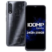 Telefon komórkowy CUBOT X70 bez umowy, Helio G99, 24GB+256GB/1TB, aparat 100MP, smartfon Android 13, 6.58 FHD+ 120 Hz, bateria 5200mAh, GPS, NFC Tech czarny