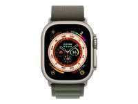 Apple Watch Ultra Titan 49 mm Large 165-210 mm Umfang Grün GPS + Cellular