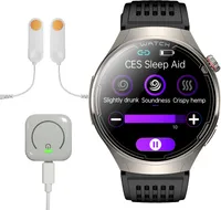 INF Inteligentné hodinky s EKG, Bluetooth hovormi a monitorovaním zdravotného stavu Strieborná