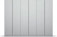 Kleiderschrank Drehtürenschrank Monostar | 6-türig | seidengrau 271 x 210 x 54