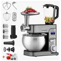 KB Elements ELK85LM 4 in 1 Küchenmaschine 8,5L 2500 Watt Teigmaschine, Fleischwolf, Stand Mixer, Gemüse Schneider