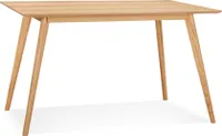 Kokoon® Esstisch RITA 80x120x77 cm,Holz , Natürlich,25,3 kg