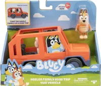 Bluey výlet autem s rodinnou hračkou Heeler s figurkou Chilli