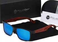 POLARSKY Sonnenbrille BUBINGA Holz mit Satz