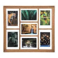 Bilderrahmen-Collage "Eliott" - 7 Fotos - Mangobaum und Glas - Atmosphera créateur d'intérieur