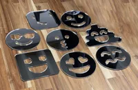 Smileys Spiegel-Set (12x12 cm, 3 mm stark)