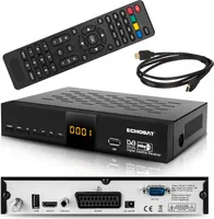 HD SAT Receiver Echosat 20900 M Digital Full HD Satelliten Tuner inkl. HDMI Kabel (HDMI, SCART, 2xUSB, HDTV, 1080p) vorprogrammierte Senderlisten für Astra Hotbird Türksat