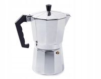 Verk 07004 Moka kanvice 9 - 450 ml - strieborná