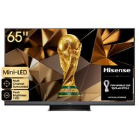 Hisense 65U87HQ Mini LED 4K ULED Smart TV - 164 cm (65 Zoll) Dolby Vision IQ & Atmos/ 120Hz Panel/ Game Mode Pro/ UHD AI Upscaler/HDR10+/Bluetooth/Alexa Built-In/Google Assistant