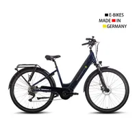 SAXXX E-Bike 28" 250W Mittelmotor mit 10 Gang Shimano Kettenschaltung StVZO Elektrofahrrad Premium Sport (Wave)