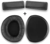 Sada náušníkov s čelenkou Somstyle pre Sennheiser HDR165 HDR175 HDR185 HDR195 / RS165 RS175 RS185 RS195 - čierna