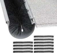 relaxdays 10er Set Dachrinnenbürste 12 cm