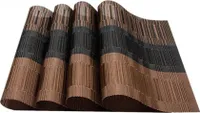 4er-Set Tischsets 30x45 cm Rutschfeste, abwaschbare Tischsets