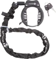 Rahmenschloss M-Wave Ringchain XL schwarz, mit Kette (5,5 x 5,5 x 1.000mm)
