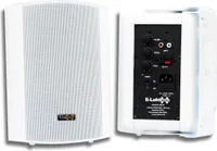 E-Lektron EWL5A-W 60W Aktivlautsprecher Satz inkl. Wandhalter Weiß EL100202