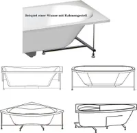 Rahmengestell zu Badewanne Naos 150 L