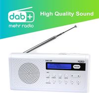 XORO DAB 100 - Prenosný - Digitálny - DAB - DAB+ - FM - Automatické vyhľadávanie - 1 W - LCD