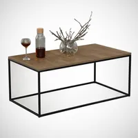 Skye Decor, Cosco - Caucasian Oak, Couchtisch, Kaukasische Eiche, 100 % MELAMINBESCHICHTETE SPANPLATTEN, 95 x 55 x 43 cm