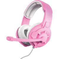 Trust Gaming GXT 411P Radius Multi-Platform Gaming Headset für PC, PS5, PS4, Xbox, Nintendo Switch, Mobile, Over Ear, 3,5 mm Klinke, Lautstärkeregler, einstellbares Mikrofon - Pink