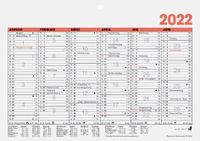 DIN A5 quer Glocken Tischkalender "Tafelkalender" 2020 