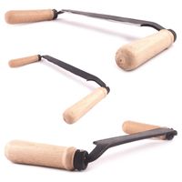 BAUSTER® Zugmesser 350mm Schabhobel Schäleisen Reifmesser Zieheisen Ziehhobel Holz Säge
