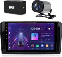 4Kern GPS Android12 SWC Autorádio pre Mercedes ML W164 2005-2012 DAB WIFI Navi 1+32G
