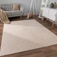 Teppich Wohnzimmer Jute Sisal Muster | Kurzflor-Teppiche