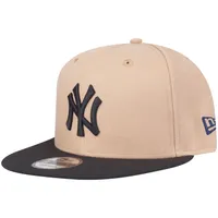 NEW ERA 9FORTY MLB NEW YORK YANKEES BLACK / CAMEL UV SNAPBACK CAP – FAM