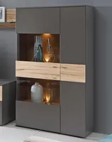 Highboard Standschrank Anrichte Vitrinenschrank Beistellschrank "Chatham I"