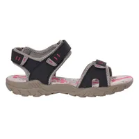 Dámske športové sandále / trekingové sandále PDQ so zapínaním na suchý zips DF437 (5 UK/38 EU) (námornícka modrá/sivá)