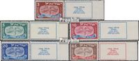Briefmarken Israel 1948 Mi 10-14 mit Tab (kompl.Ausg.) postfrisch Jüdische Festtage