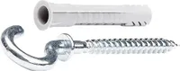Univerzálna hmoždinka Fischer UX 8x50 s hákom 4 ks