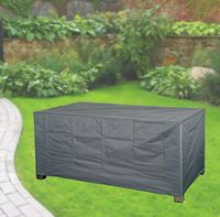 Komfort Schutzhülle für rechteckige Gartentische 180x100x75 cm transparent 