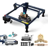 ATOMSTACK A10 PRO Laser Graviermaschine & Cutter mit R3 Pro Rotationswalze, Air Assist Kit, Hohe Präzision Lasergravur Maschine für Holz, Metall, Acry
