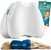 Kniekissen für Seitenschläfer - Ergonomisches Lagerungskissen aus Memory-Schaum für Beine Hüfte und Rücken - Beinkissen für einen erholsamen Schlaf