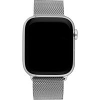 Apple Watch 8 Cell 45mm Edelst. Silver/Silver Milanese Loop
