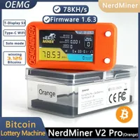 78KH/s T-Display S3 Bitcoin Lottery Miner BTC z niskim zużyciem energii - Połączenie WiFi i wydajność USB-C