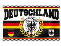 Deutschland Fahne mit Adler XXL  2,5 Meter x 1,5 Meter  NEU Flagge #106
