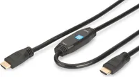 Digitus AK-330105-400-S HDMI AV-Kabel für Audio-/Video-Gerät - 40 m - ja - 1 x HDMI (Type A) Stecker Digital Audio/Video - 1 x HDMI (Type A) Stecker Digital Audio/Video - Vergoldet - Schwarz, Schwarz