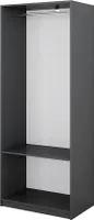 Vicco Kleiderschrank Elmo, 80 x 200 cm, Anthrazit