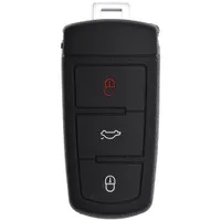 Auto Schlüssel Hülle Silikon Schutz Cover Schwarz für VW Polo Golf 7 VII  GTI GTD GTE R: : Auto & Motorrad