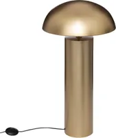 Stehlampe für Wohnzimmer CHAMPI, golden, Pilzform, H. 97 cm