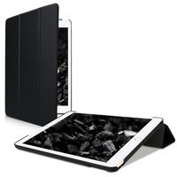 kwmobile Hülle kompatibel mit Apple iPad 10.2 (2019/2020/2021 - 7./8./9. Gen) - Smart Cover Tablet Case Schutzhülle - Stand - in Schwarz