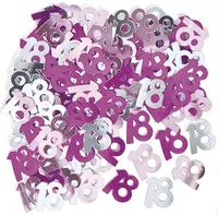 18. Geburtstag | Konfetti pink