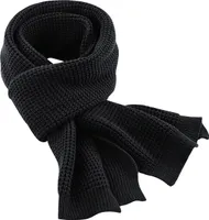 Beechfield - "Classic" Schal für Herren/Damen Uni PC7332 (Einheitsgröße) (Schwarz)
