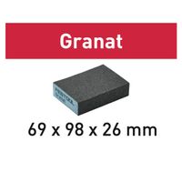 Schleifblock 69x98x26 120 GR/6 Granat